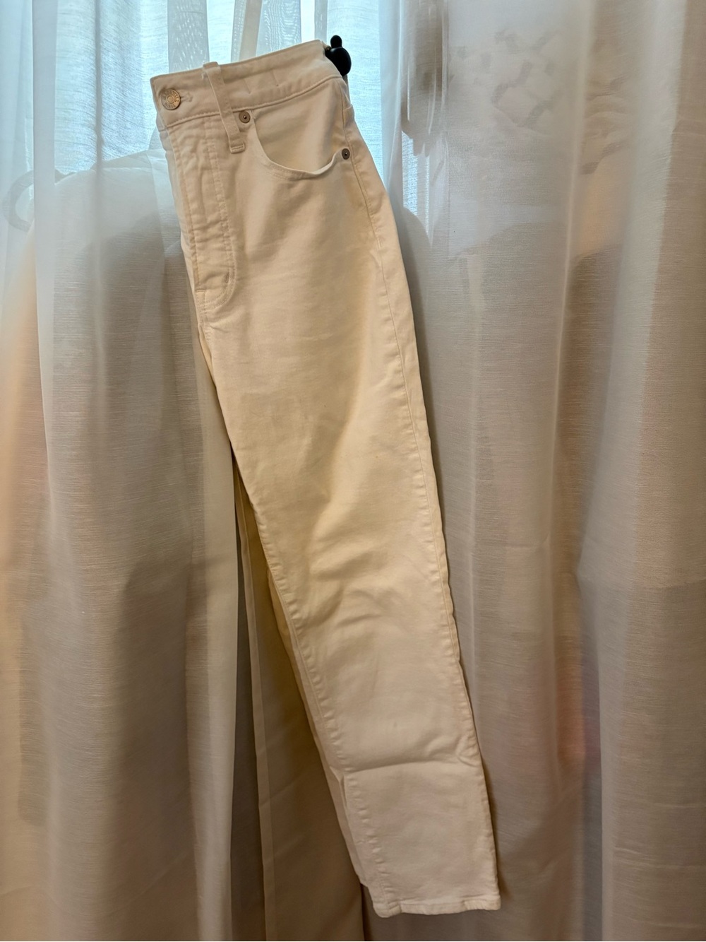 Madewell Curvy Perfect Vintage Women’s White Jeans